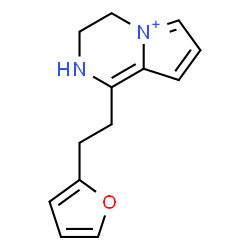 ChemSpider 2D Image | 1-[2-(2-Furyl)ethyl]-3,4-dihydro-2H-pyrrolo[1,2-a]pyrazin-5-ium | C13H15N2O
