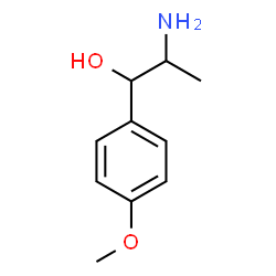 ChemSpider 2D Image | 2-Amino-1-(4-methoxyphenyl)-1-propanol | C10H15NO2