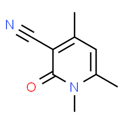 ChemSpider 2D Image | 1,4,6-trimethyl-2-oxopyridine-3-carbonitrile | C9H10N2O