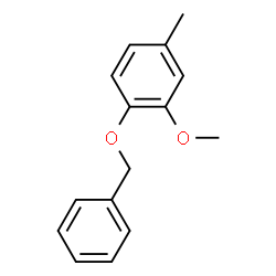 ChemSpider 2D Image | 1-(Benzyloxy)-2-methoxy-4-methylbenzene | C15H16O2