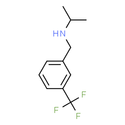 ChemSpider 2D Image | N-[3-(Trifluoromethyl)benzyl]-2-propanamine | C11H14F3N