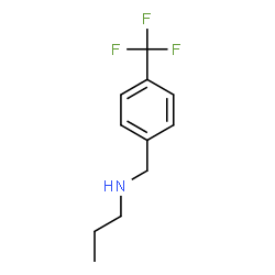 ChemSpider 2D Image | N-[4-(Trifluoromethyl)benzyl]-1-propanamine | C11H14F3N
