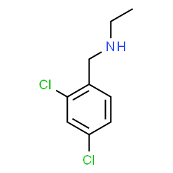 ChemSpider 2D Image | N-(2,4-Dichlorobenzyl)ethanamine | C9H11Cl2N