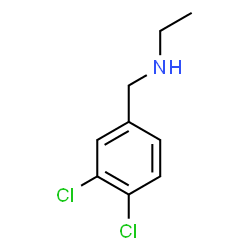 ChemSpider 2D Image | N-(3,4-Dichlorobenzyl)ethanamine | C9H11Cl2N