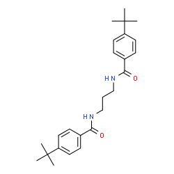 ChemSpider 2D Image | N,N'-1,3-Propanediylbis[4-(2-methyl-2-propanyl)benzamide] | C25H34N2O2