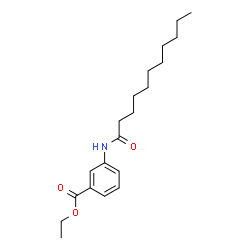 ChemSpider 2D Image | Ethyl 3-(undecanoylamino)benzoate | C20H31NO3