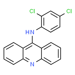 ChemSpider 2D Image | N-(2,4-Dichlorophenyl)-9-acridinamine | C19H12Cl2N2