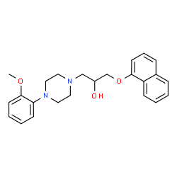 ChemSpider 2D Image | Naftopidil | C24H28N2O3