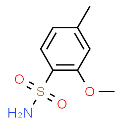 ChemSpider 2D Image | 2-Methoxy-4-methylbenzenesulfonamide | C8H11NO3S