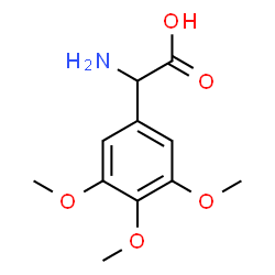 ChemSpider 2D Image | Amino(3,4,5-trimethoxyphenyl)acetic acid | C11H15NO5