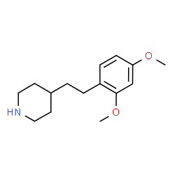ChemSpider 2D Image | 4-[2-(2,4-Dimethoxyphenyl)ethyl]piperidine | C15H23NO2