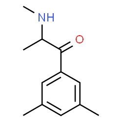 ChemSpider 2D Image | 1-(3,5-Dimethylphenyl)-2-(methylamino)-1-propanone | C12H17NO