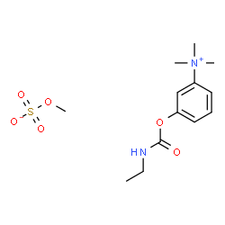 ChemSpider 2D Image | 3-[(Ethylcarbamoyl)oxy]-N,N,N-trimethylanilinium methyl sulfate | C13H22N2O6S