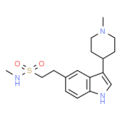 ChemSpider 2D Image | Naratriptan | C17H25N3O2S