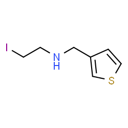 ChemSpider 2D Image | 2-Iodo-N-(3-thienylmethyl)ethanamine | C7H10INS