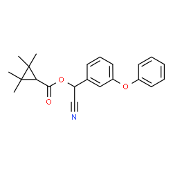 ChemSpider 2D Image | fenpropathrin [ANSI] | C22H23NO3