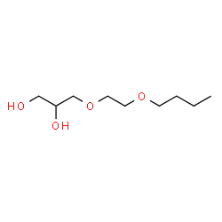 ChemSpider 2D Image | 3-(2-Butoxyethoxy)-1,2-propanediol | C9H20O4