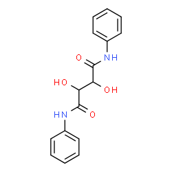 ChemSpider 2D Image | 2,3-Dihydroxy-N,N'-diphenylsuccinamide | C16H16N2O4