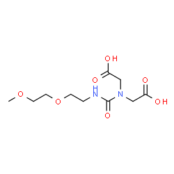 ChemSpider 2D Image | 10-(Carboxymethyl)-9-oxo-2,5-dioxa-8,10-diazadodecan-12-oic acid | C10H18N2O7