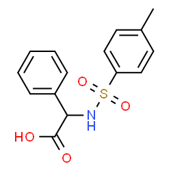 ChemSpider 2D Image | {[(4-Methylphenyl)sulfonyl]amino}(phenyl)acetic acid | C15H15NO4S