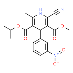 ChemSpider 2D Image | Nilvadipine | C19H19N3O6