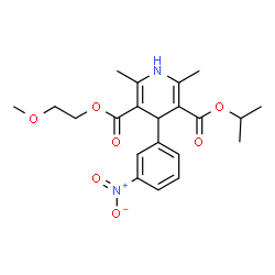 ChemSpider 2D Image | Nimodipine | C21H26N2O7
