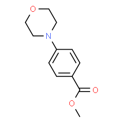 ChemSpider 2D Image | Methyl 4-Morpholinobenzoate | C12H15NO3