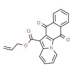 ChemSpider 2D Image | Allyl 6,11-dioxo-6,11-dihydrobenzo[f]pyrido[1,2-a]indole-12-carboxylate | C20H13NO4