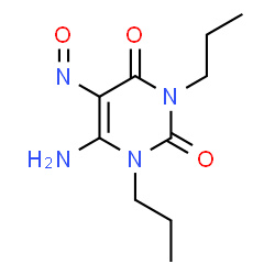 ChemSpider 2D Image | 6-Amino-1,3-dipropyl-5-nitrosouracil | C10H16N4O3