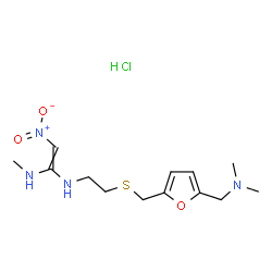 ChemSpider 2D Image | Ranitidine hydrochloride | C13H23ClN4O3S