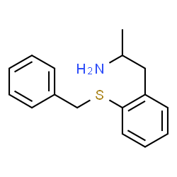 ChemSpider 2D Image | 1-[2-(Benzylsulfanyl)phenyl]-2-propanamine | C16H19NS