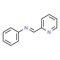 ChemSpider 2D Image | (E)-N-Phenyl-1-(pyridin-2-yl)methanimine | C12H10N2