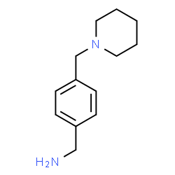 ChemSpider 2D Image | 4-(1-Piperidinylmethyl)benzylamine | C13H20N2