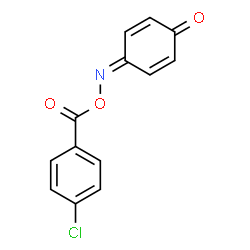 ChemSpider 2D Image | 4-{[(4-Chlorobenzoyl)oxy]imino}-2,5-cyclohexadien-1-one | C13H8ClNO3