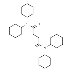 ChemSpider 2D Image | N,N,N',N'-Tetracyclohexylsuccinamide | C28H48N2O2