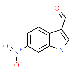 ChemSpider 2D Image | 6-Nitro-1H-indole-3-carbaldehyde | C9H6N2O3