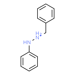 ChemSpider 2D Image | 1-Benzyl-2-phenylhydrazinium | C13H15N2