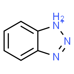 ChemSpider 2D Image | 1H-Benzotriazol-1-ium | C6H6N3
