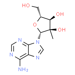 ChemSpider 2D Image | 2'-C-Methyladenosine | C11H15N5O4