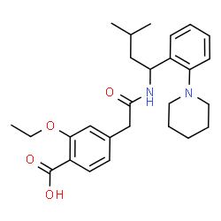 ChemSpider 2D Image | Repaglinide | C27H36N2O4