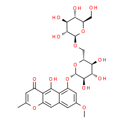 ChemSpider 2D Image | Rubrofusarin gentiobioside | C27H32O15