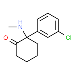 ChemSpider 2D Image | 2-(3-Chlorophenyl)-2-(methylamino)cyclohexanone | C13H16ClNO