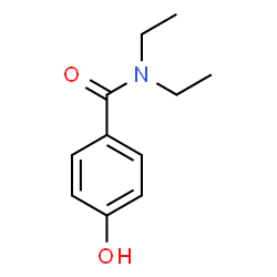 ChemSpider 2D Image | N,N-Diethyl-4-hydroxybenzamide | C11H15NO2
