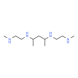 ChemSpider 2D Image | N,N'-Bis[2-(methylamino)ethyl]-2,4-pentanediamine | C11H28N4
