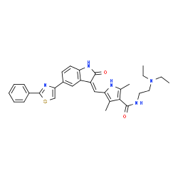 ChemSpider 2D Image | amcasertib | C31H33N5O2S