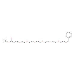 ChemSpider 2D Image | 2-Methyl-2-propanyl 1-phenyl-2,5,8,11,14,17,20-heptaoxatricosan-23-oate | C26H44O9