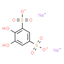 ChemSpider 2D Image | Disodium 4,5-dihydroxy-1,3-benzenedisulfonate | C6H4Na2O8S2