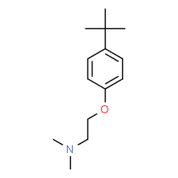 ChemSpider 2D Image | 2-(4-(tert-butyl)phenoxy)-N,N-dimethylethan-1-amine | C14H23NO