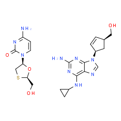 ChemSpider 2D Image | abacavir/lamivudine | C22H29N9O4S