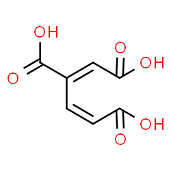ChemSpider 2D Image | 3-carboxy-cis,cis-muconic acid | C7H6O6